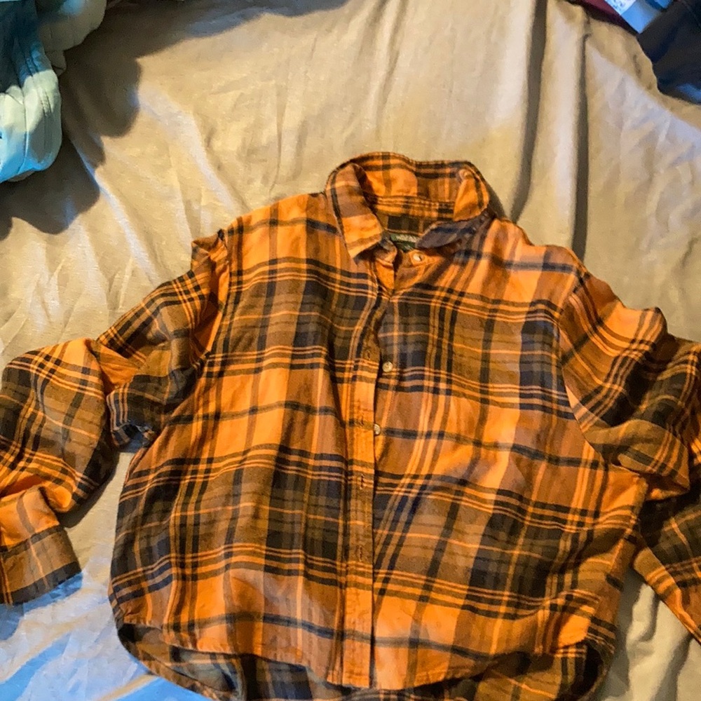 Orange and black flannel!